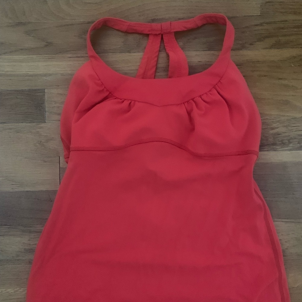 Strappy Red Lululemon Tank Top